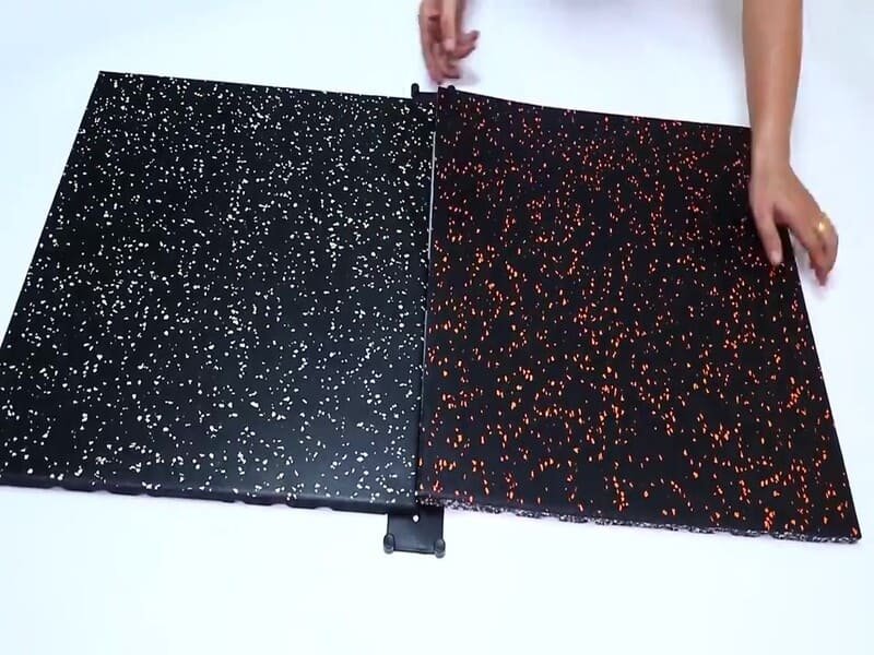 processo de instalação de pavimentos de borracha